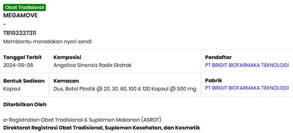 megamove bpom indonesia